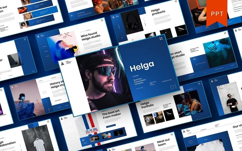 helga business powerpoint template original