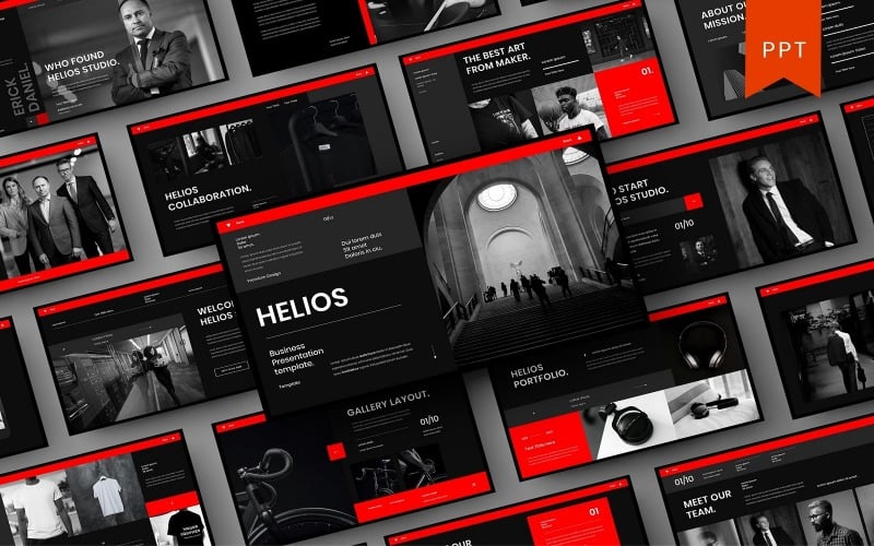 helios business powerpoint template original