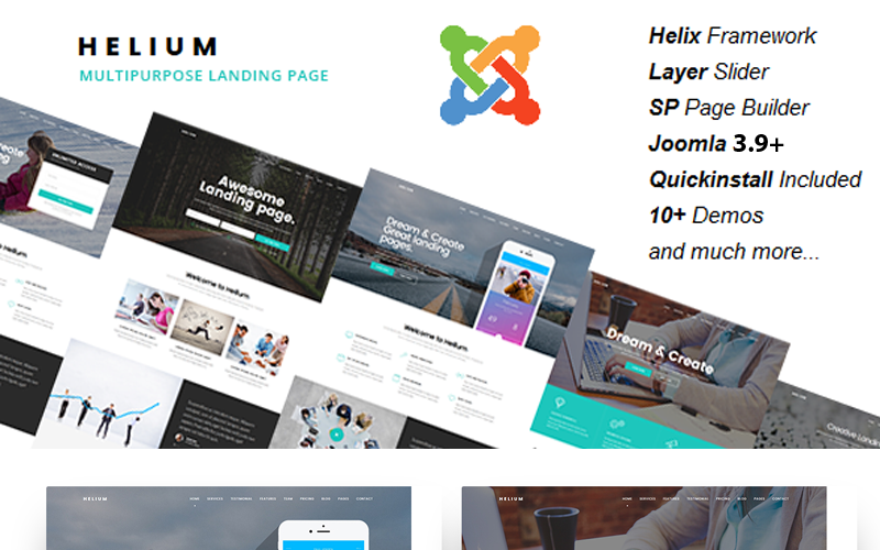 helium in multipurpose joomla template original