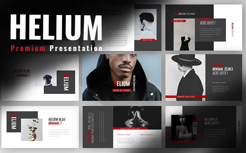 helium creative powerpoint template original