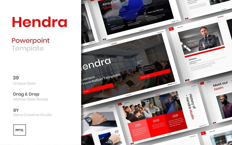 hendra business powerpoint template original