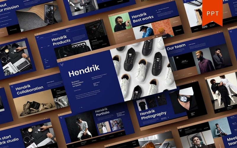 hendrik business powerpoint template original