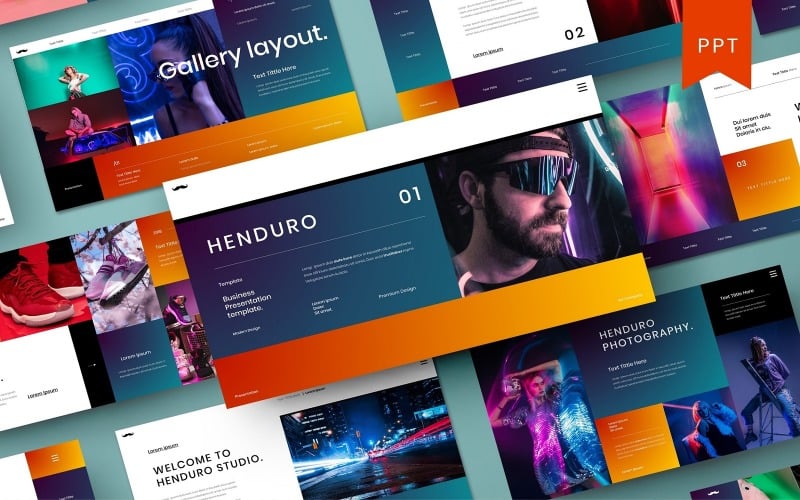henduro business powerpoint template original