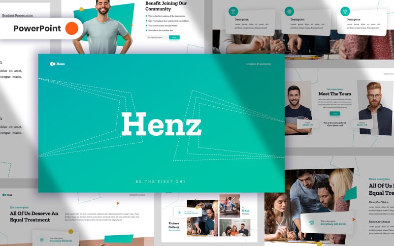 henz business powerpoint template original