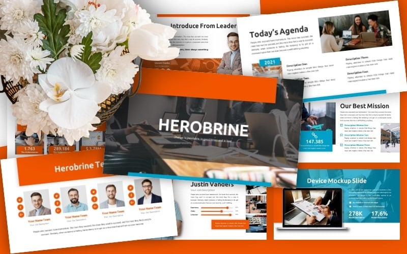herobrine powerpoint template original