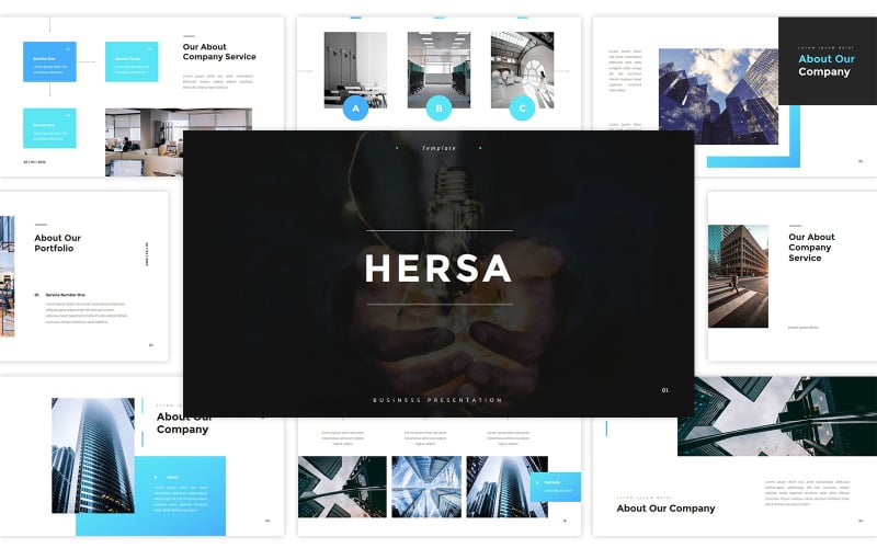 hersa business powerpoint original