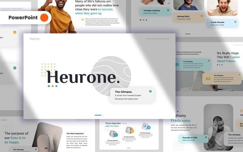 heurone creative powerpoint template original