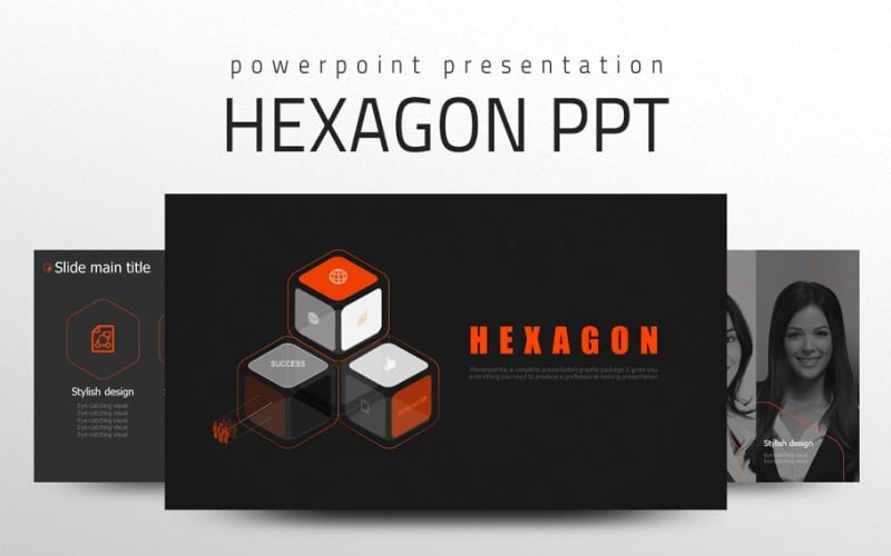 hexagon powerpoint template original
