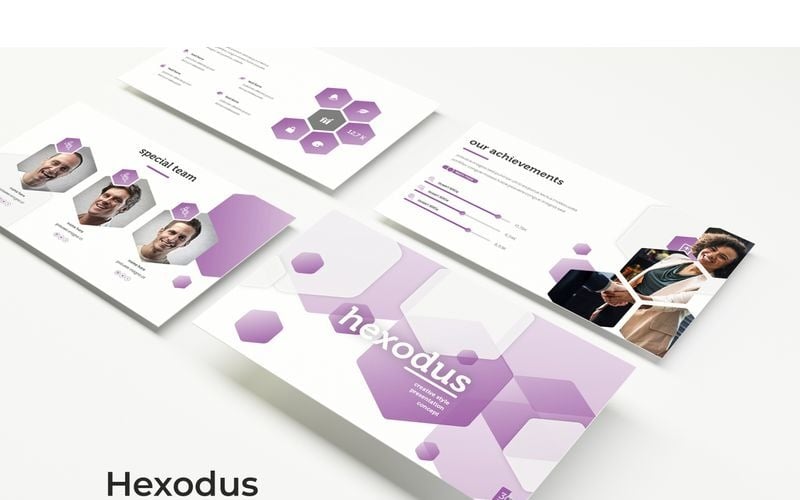 hexodus powerpoint template original
