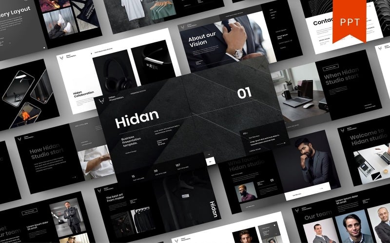 hidan business powerpoint template original