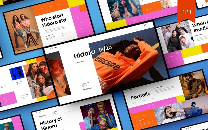 hidora business powerpoint template original