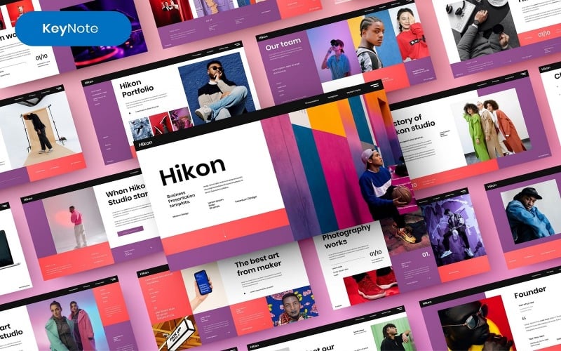 hikon busines powerpoint template original