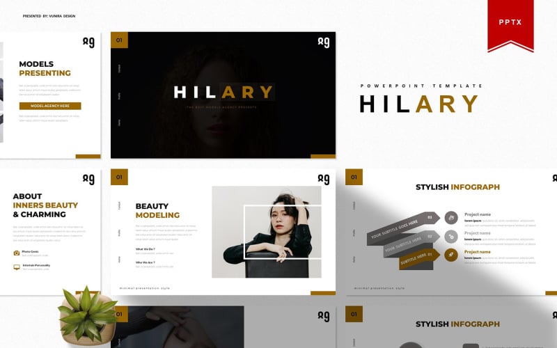 hilary powerpoint template original