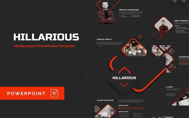 hillarious multipurpose powerpoint template original