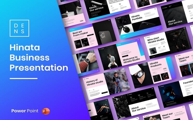 hinata business powerpoint template original