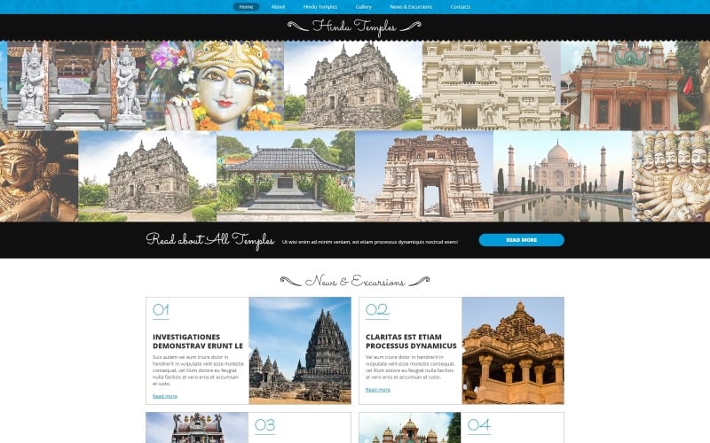 hinduism responsive joomla template original