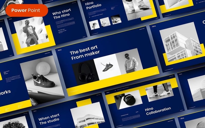 hino busines powerpoint template original
