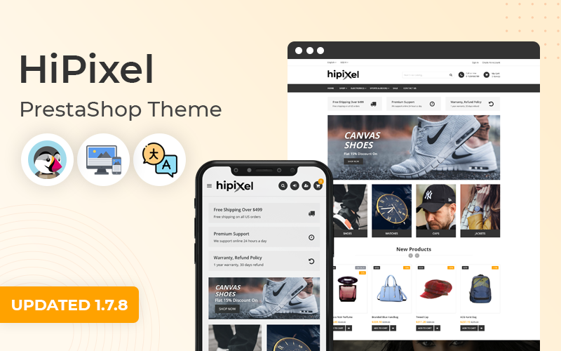 hipixel premium fashion responsive prestashop theme original