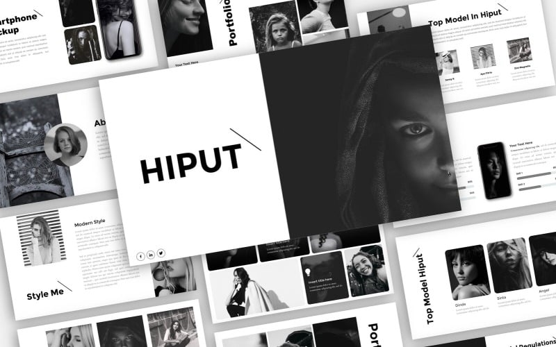 hiput fashion presentation powerpoint template original