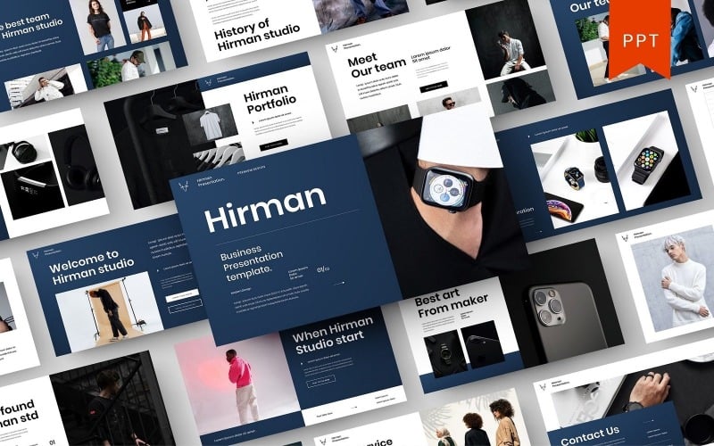 hirman business powerpoint template original