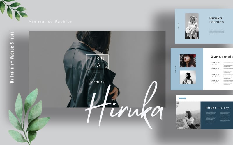 hiruka minimal powerpoint original