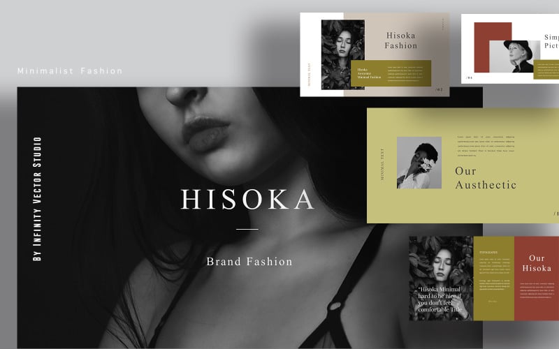 hisoka minimal powerpoint template original