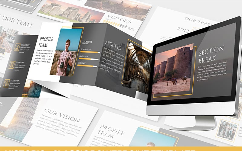 historic powerpoint template original