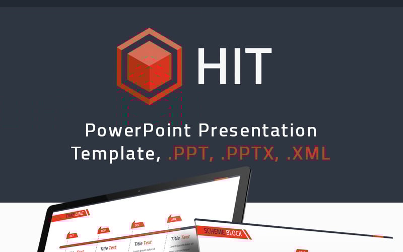 hit professional powerpoint template original