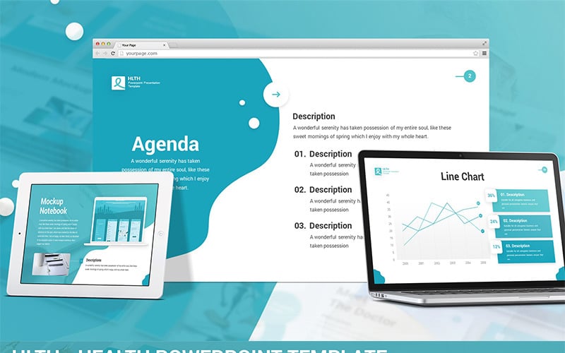 hlth health powerpoint template original