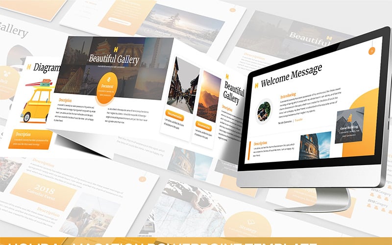 holida vacation powerpoint template original