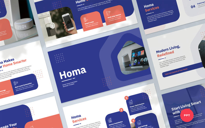 homa smart home automation business powerpoint presentation template original