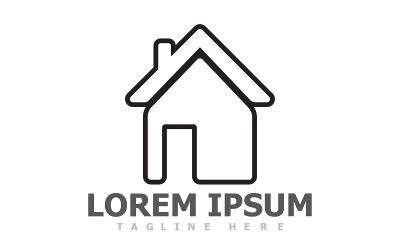 home and house symbol logo vector v original