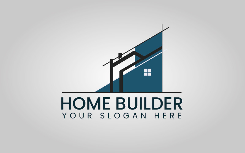 home builder sompany logo template original