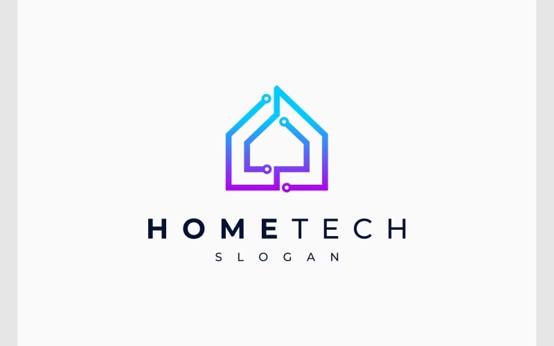 home circuit technology digital logo original