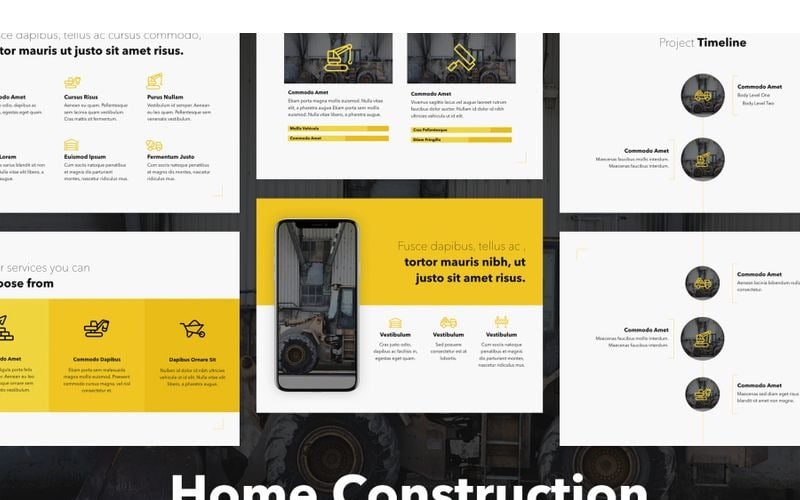 home construction powerpoint template original