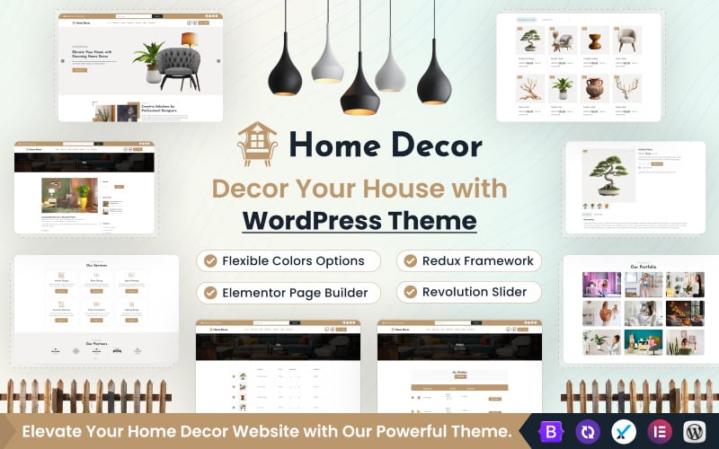 home decor elementor wordpress theme original
