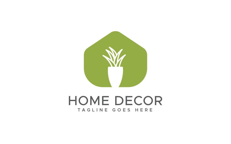 home decor interior logo design template original