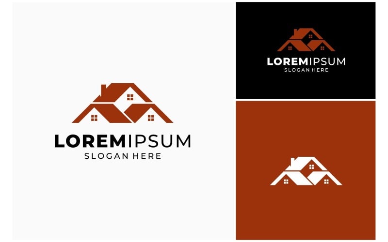 home house residential estate logo original
