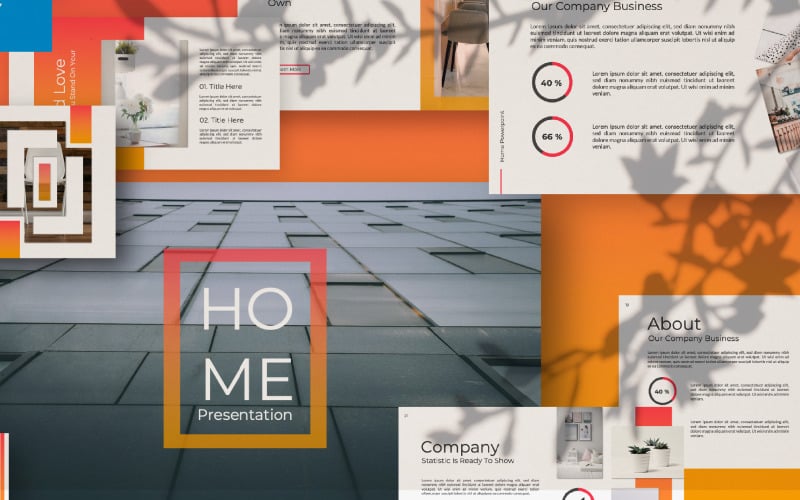 home presentation powerpoint template original
