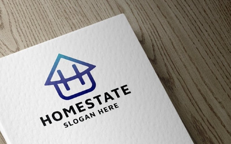 home real estate letter h logo original
