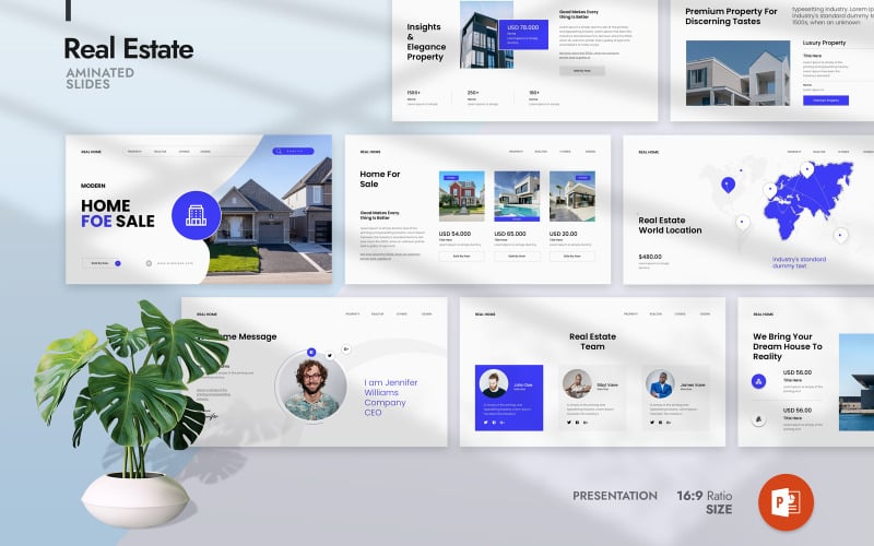 home sale real estate presentation template original