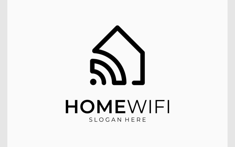 home wireless signal logo original