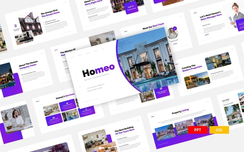 homeo real estate presentation template original