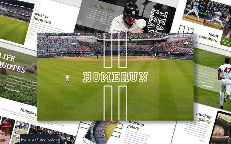 homerun powerpoint template original