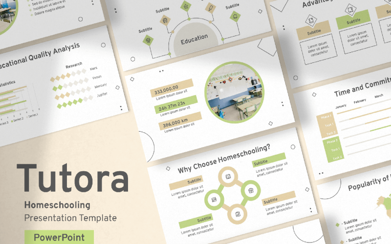homeschooling presentation powerpoint template original
