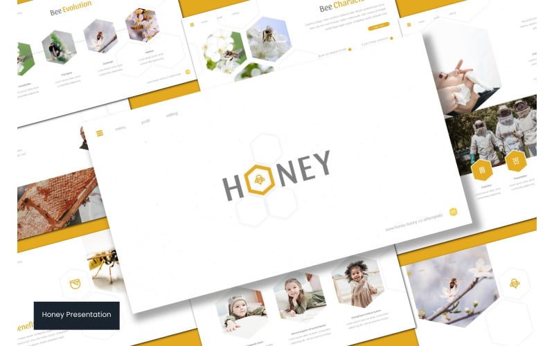 honey powerpoint template original