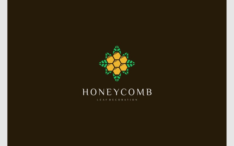 honeycomb leaf natural logo original
