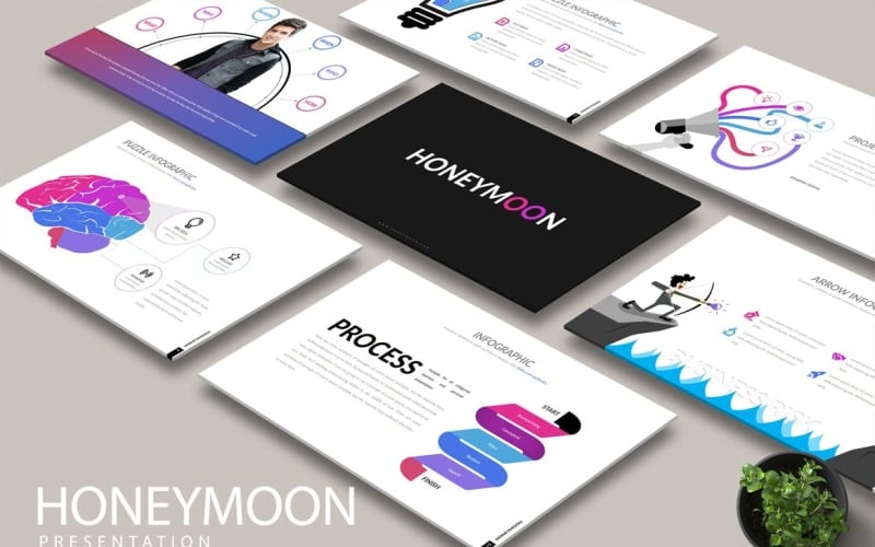 honeymoon powerpoint template original