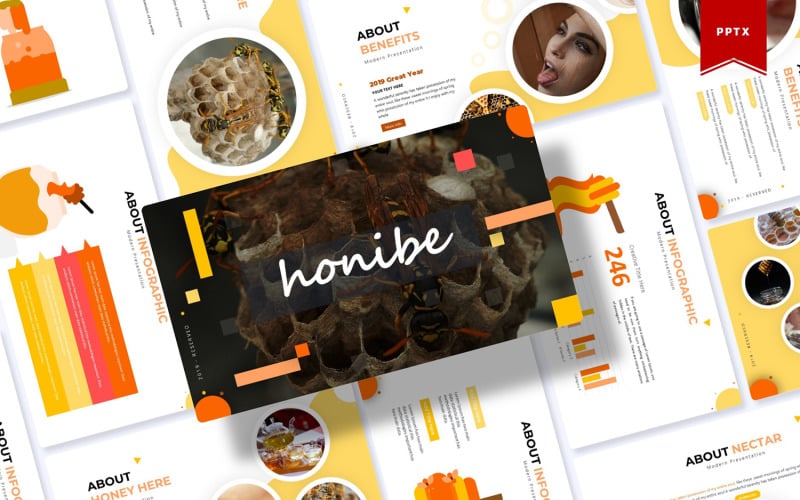 honibe powerpoint template original