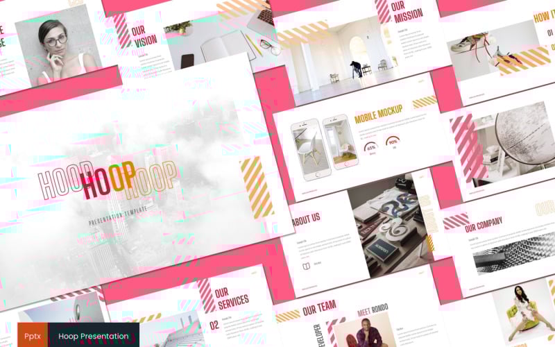 hoop powerpoint template original